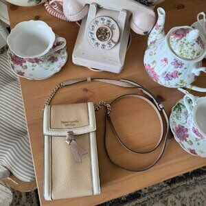 Kate Spade Knott Colorblocked North South Phone Crossbody - Warm Stone